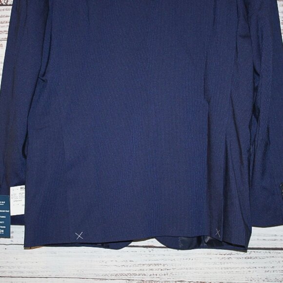 Reaction Kenneth Cole Techni-Cole Stretch Plaid Coat Size 42 Regular NWT - Picture 7 of 8